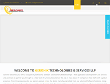 Tablet Screenshot of geronix.com